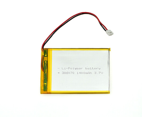 3.7 Vのリチウム イオン電池1400mah 35gポリマー細胞をつけること