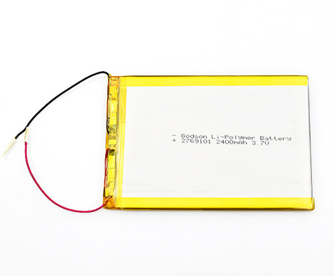 2769101リチウム イオン電池の非常灯2400mAh 3.7Vポリマー細胞