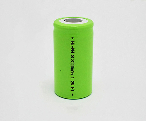NI MHの出口ライト電池のパックSC3000mAh 1.2V HTの細胞生命4年の