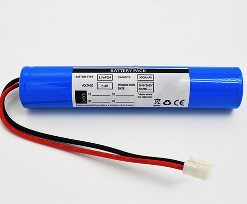HEVのための緊急LiFePO4出口ライト電池のパック3000mAh 6.4V