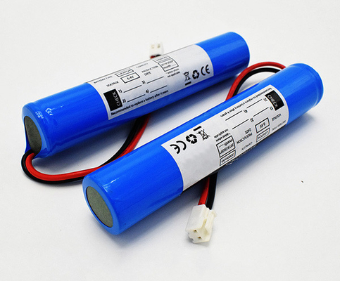 Lifepo4リチウム非常口ライト電池18650 6.4V 3000mAh