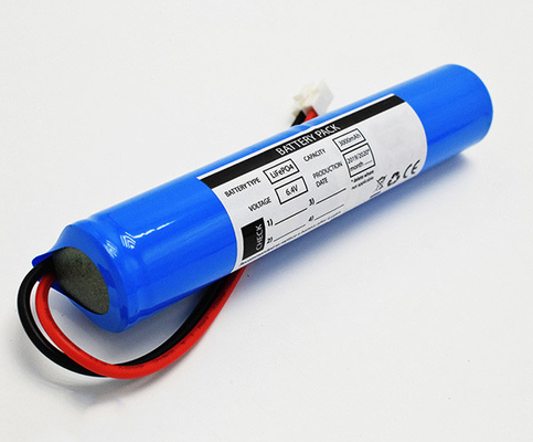 Lifepo4リチウム非常口ライト電池18650 6.4V 3000mAh