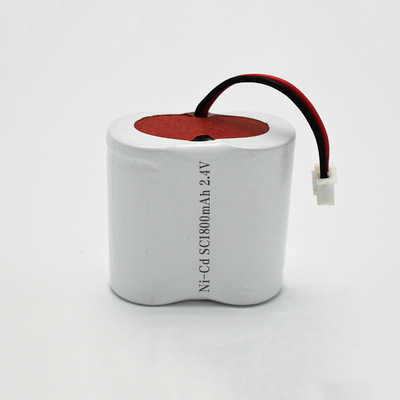 ニッケルのカドミウムの充電電池のパックSC1800mAh 2.4V