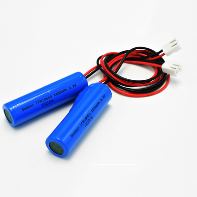 IFR18650 3.2Vの非常口の印電池1600mAh Lifepo4のリチウム