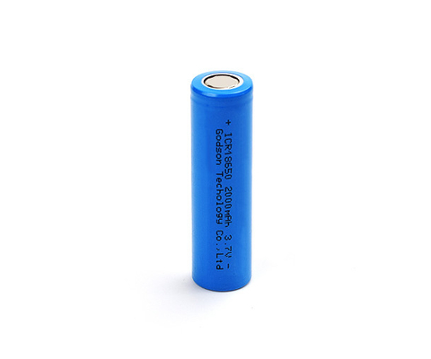 無臭再充電可能なICR18650 3.7 V 2000mAhのリチウム電池