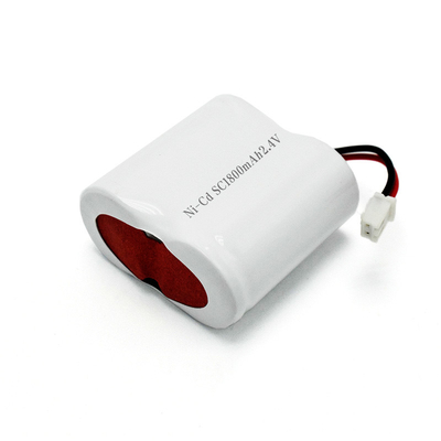 ニッケルのカドミウムの充電電池のパックSC1800mAh 2.4V