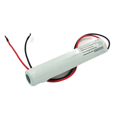 3.6V SC 1800mAhの非常灯NIのCD電池白いポリ塩化ビニールのパック