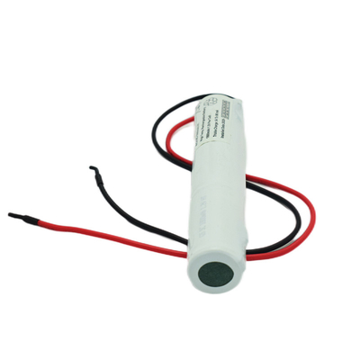 3.6V SC 1800mAhの非常灯NIのCD電池白いポリ塩化ビニールのパック